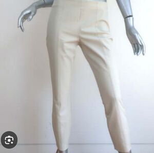 The Row Cream Ankle Pants